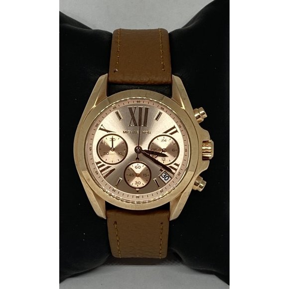 Michael Kors Bradshaw MK5799 Womens Brown Leather main image 6